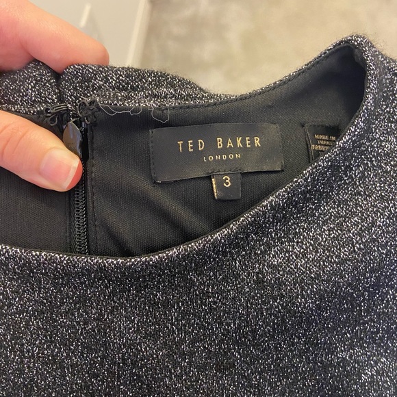 Ted Baker Gray Sparkle Dress - Picture 5 of 5